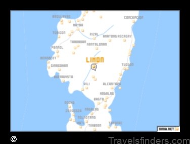 Map of Limon Philippines