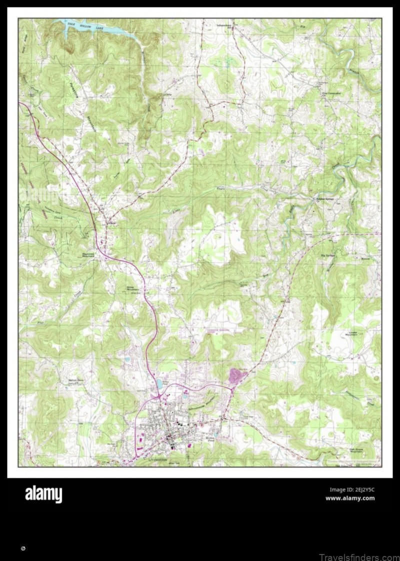 Map of Livingston United States