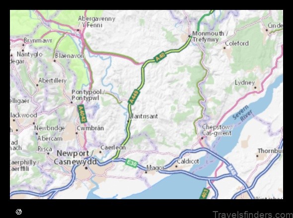 Map of Llangwm United Kingdom