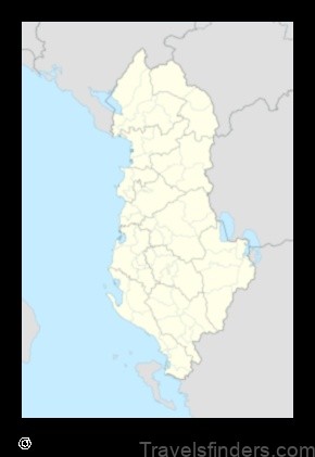 Map of Llugaj Albania
