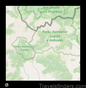 Map of Llugaj Albania