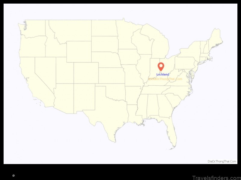 Map of Lockland United States