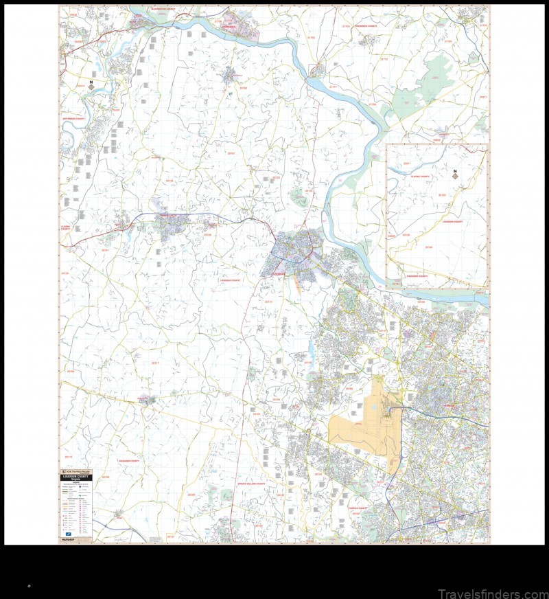 Map of Loudon United States