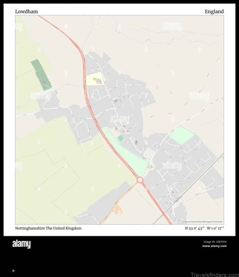 Map of Lowdham United Kingdom