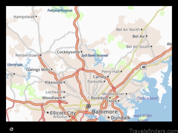 explore the map of lutherville united states