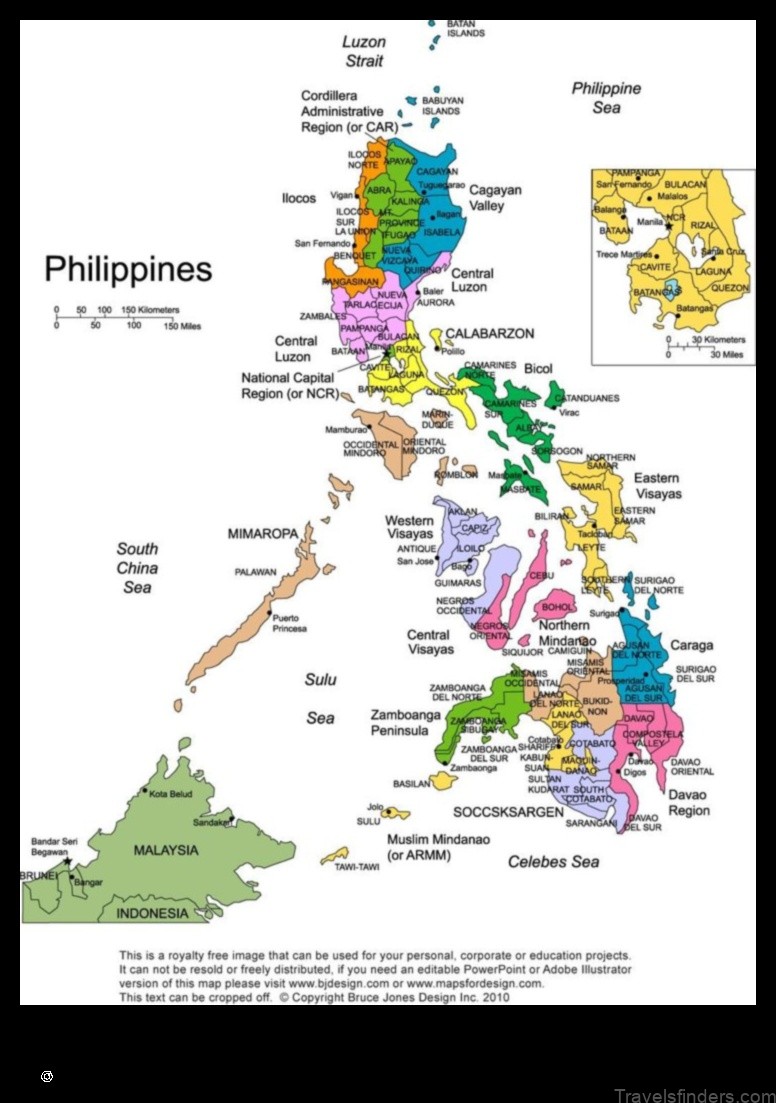 Map of Madulao Philippines