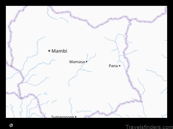 Map of Mamasa Indonesia