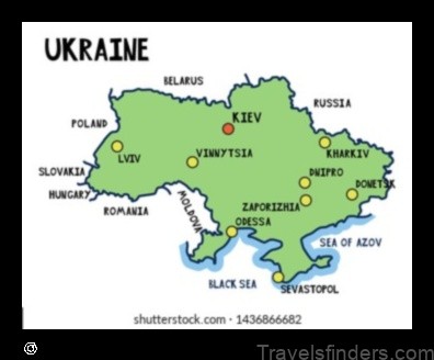 Map of Manchenky Ukraine