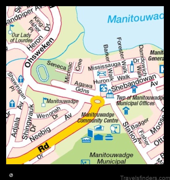 explore the map of manitouwadge canada