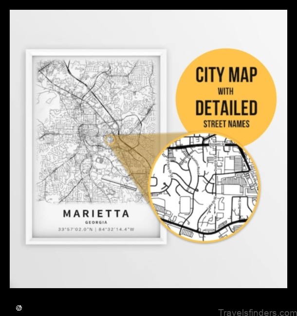 Map of Marietta United States