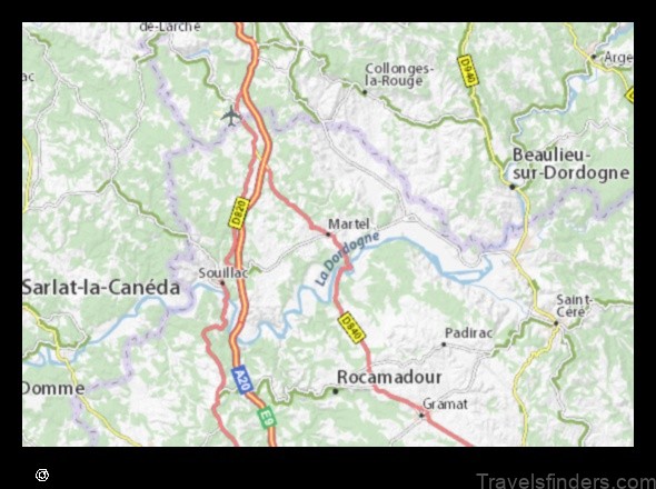 explore the map of martel france