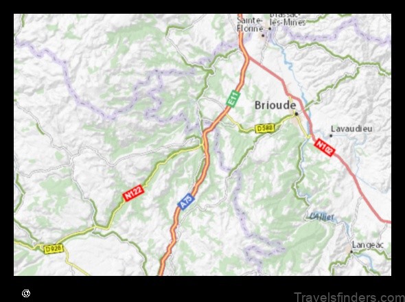 explore the map of massiac france