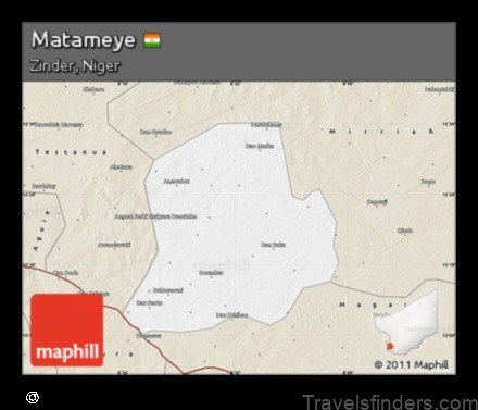 Map of Matamey Niger