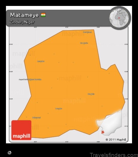Map of Matamey Niger