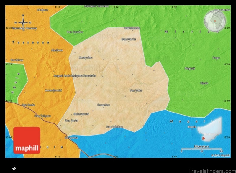 explore the map of matamey niger