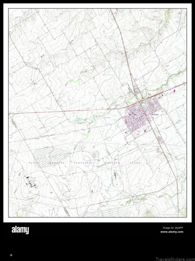 explore the map of mcgregor united states