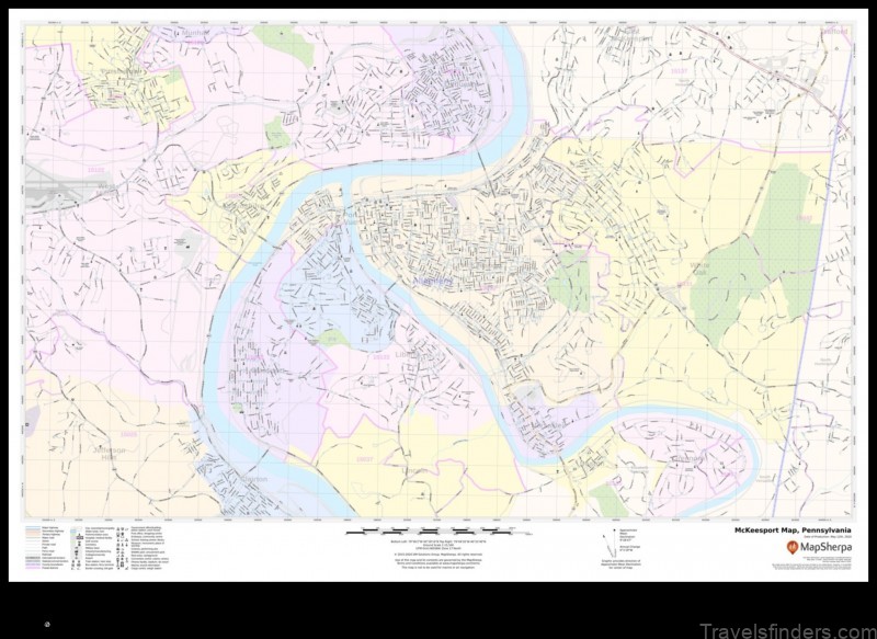 Map of McKeesport United States