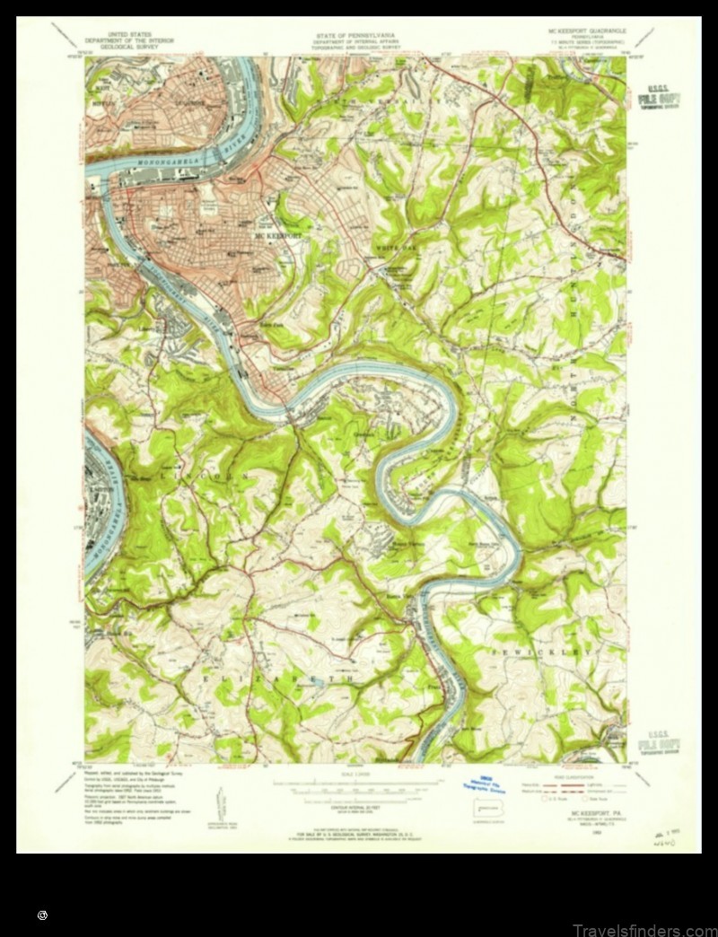 Map of McKeesport United States