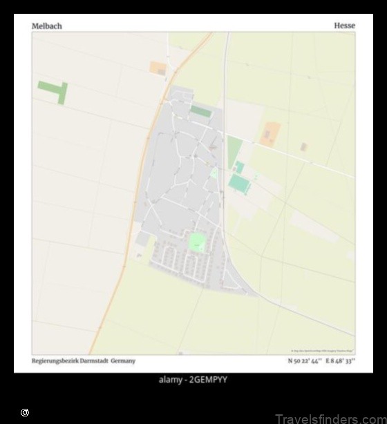 explore the map of melbach germany