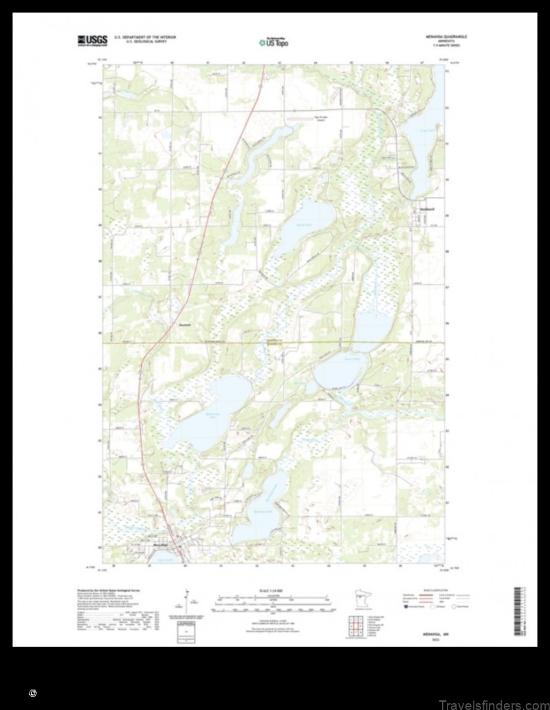 explore the map of menahga united states and find your way around