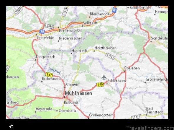 explore the map of menteroda germany