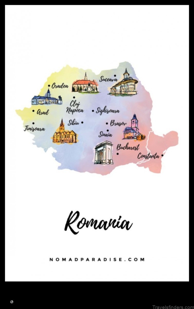 Map of Merei Romania