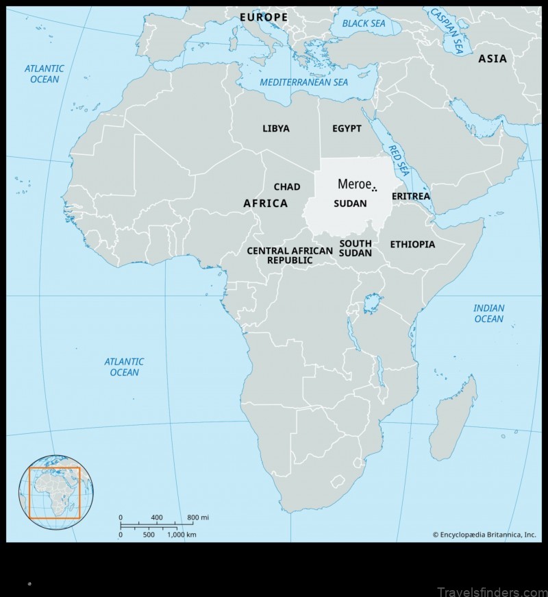 explore the map of merowe sudan the republic of