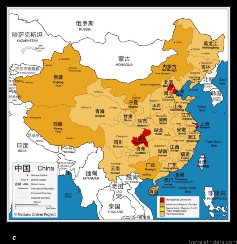 Map of Micheng China