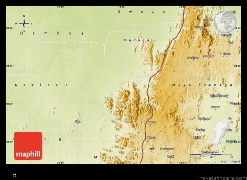 Map of Michika Nigeria