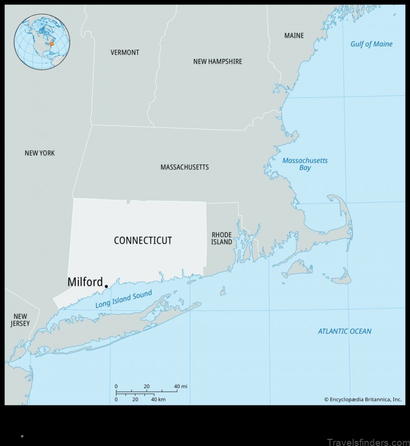 Map of Milford United States