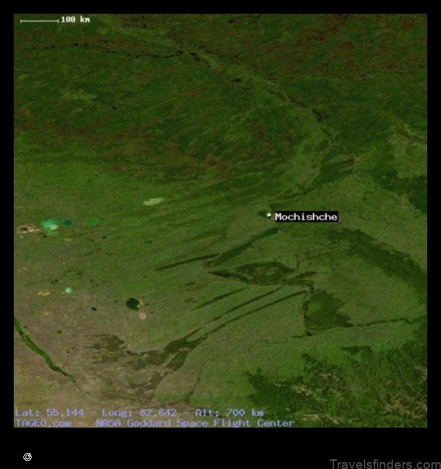 Map of Mochishche Russian Federation