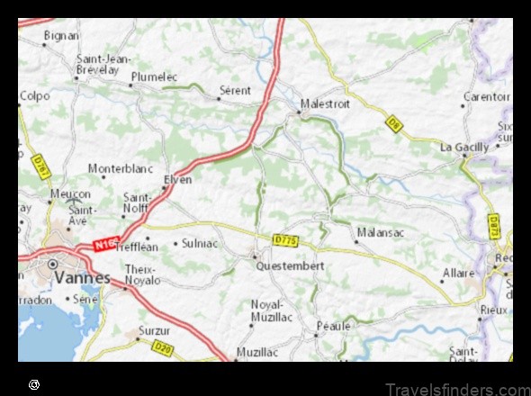 Map of Molac France