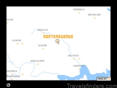 Map of Monte Redondo Mexico