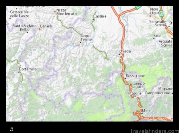 explore the map of morbello italy