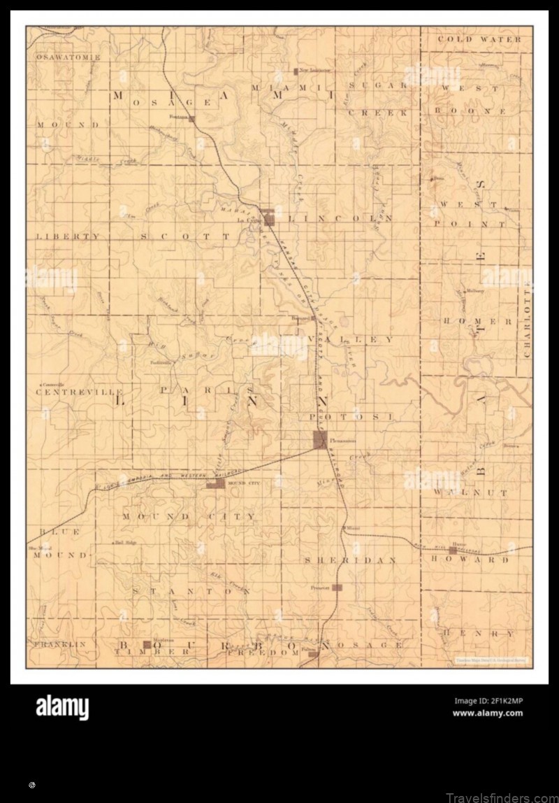 Map of Mound City United States