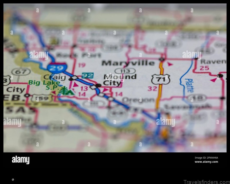 Map of Mound City United States