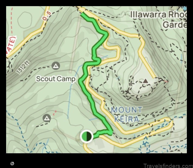 Map of Mount Keira Australia