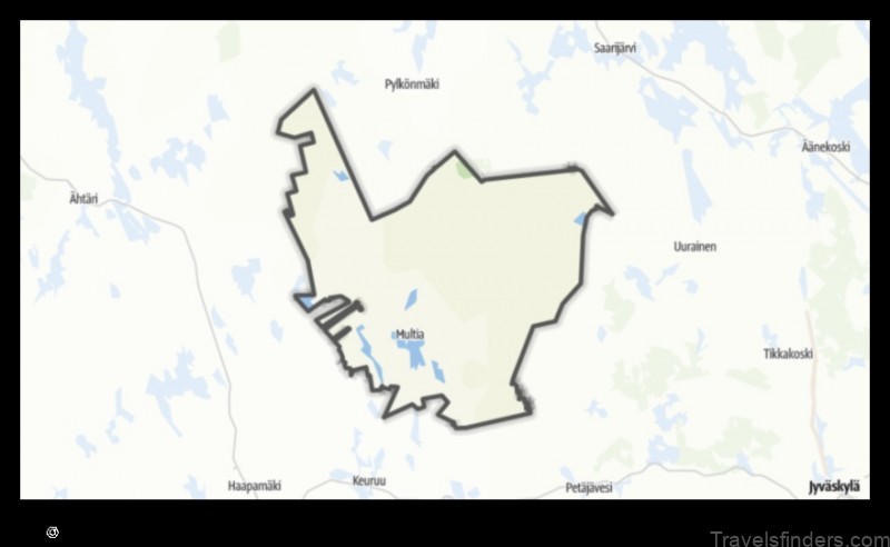 explore the map of multia finland
