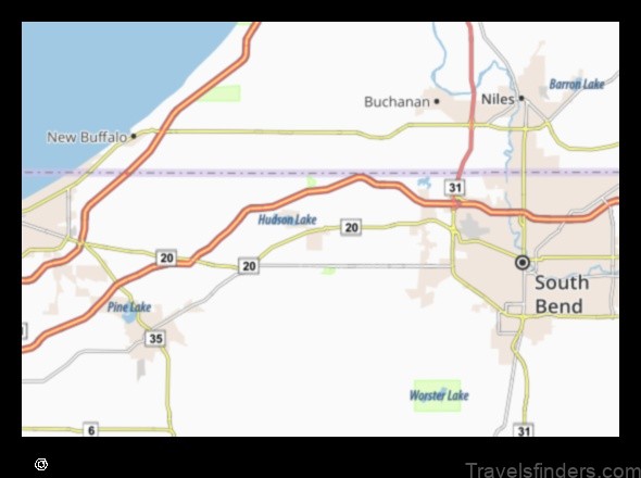 Map of New Carlisle United States