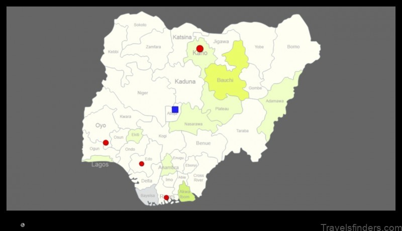 Map of Ngo Nigeria