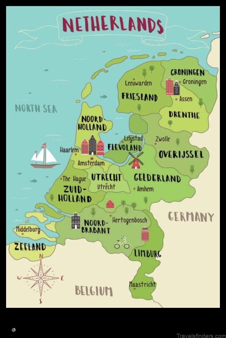 Map of Nieuw-Beijerland Netherlands