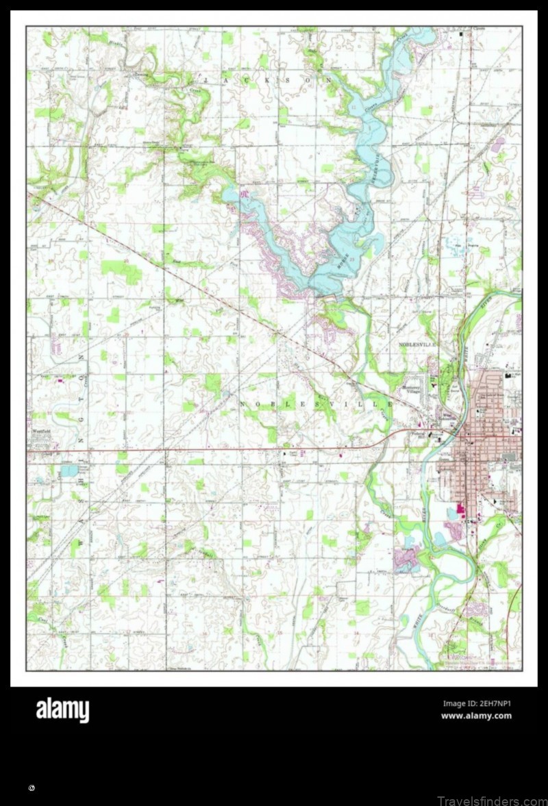 explore the map of noblesville united states with this detailed guide