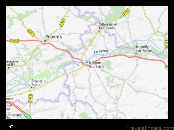 explore the map of nogent sur seine france