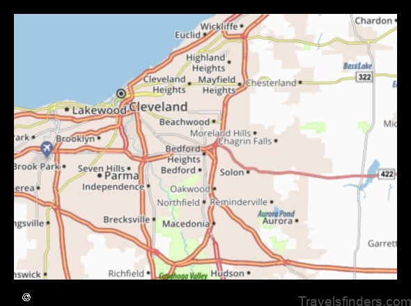 explore the map of north randall united states