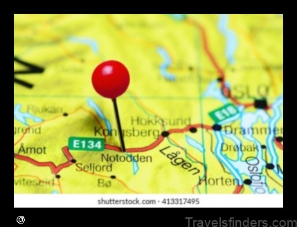 explore the map of notodden norway