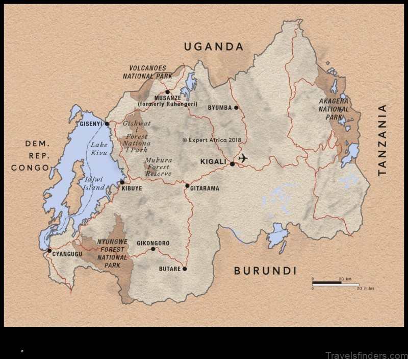 explore the map of nzega rwanda a land of natural beauty and cultural diversity