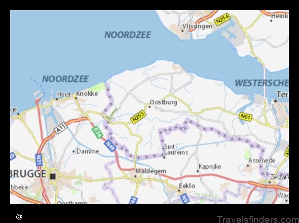 explore the map of oostburg netherlands