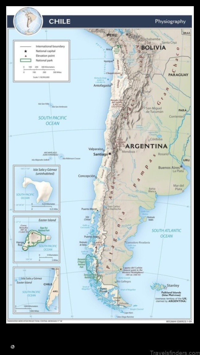 Map of Palena Chile