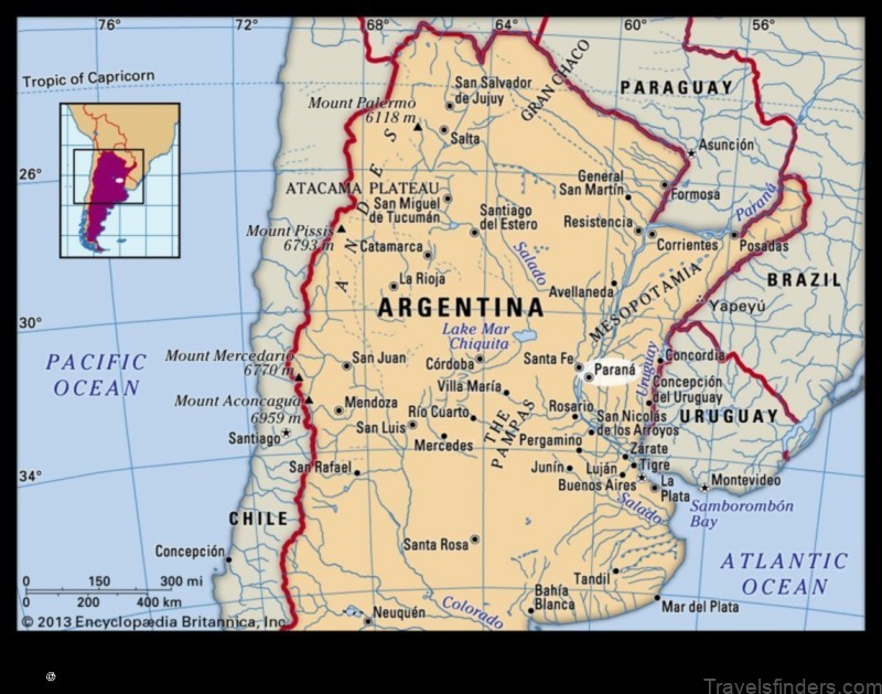 explore the map of parana argentina