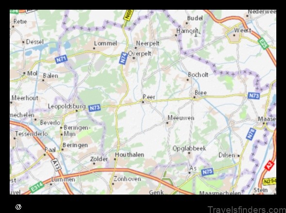 explore the map of peer belgium with this handy guide